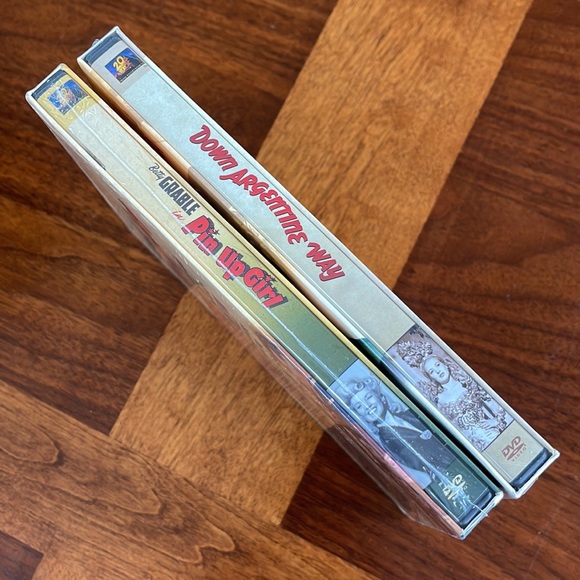 NEVER OPENED SEALED - BETTY GRABLE - PIN UP GIRL & DOWN ARGENTINE WAY - DVDS!! - Picture 8 of 8